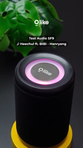 OLIKE SF9 Speaker Bluetooth 5.3 – Suara Bass Kencang | Lampu RGB Warna-warni | 8 Jam Playtime