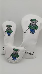 Mr. Bear Covers Golf mallet putter headcover golf Club Head accessories cover bear for Taylormade Odyssey Scotty Cameron Ping