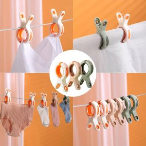 Large Cloth Pins Quilt Drying Clips for Bed Sheet Holder Clothes Beach Towel Chair Windproof Strong Plastic Clothespins