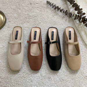 Giày Đế Bằng Mary Janes Phong Cách Hàn Quốc Cho Nữ Mùa Hè 2022 Giày Đế Bằng Đế Bằng Đế Cao Su Đế Thấp Thường Ngày