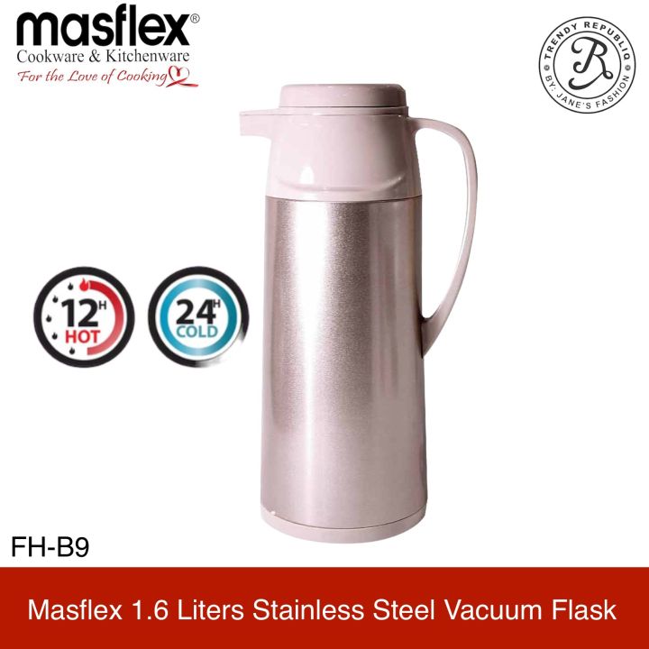 Masflex Liters Stainless Steel Vacuum Flask- Beige High