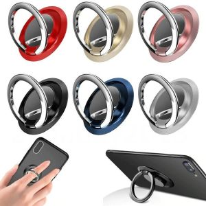 Universal Phone Finger Ring Holder 360 Degree Rotating Stand For Mobile Phone Tablet Car Mount Bracket (Black/Silver/Rose Gold/Blue)