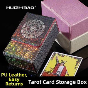 HUIZHIBAO | PU Leather Magnetic Tarot Card Storage Box