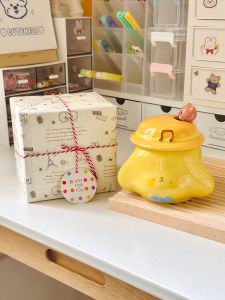 Cốc Cỡ Nhỏ Dễ Thương Hình Thỏ Tròn Bằng Gốm Sứ Phong Cách INS Cốc Bột Kem Thực Tế Tặng Bạn Bè Nữ Giới Quà Tặng Sinh Nhật Cốc Cà Phê