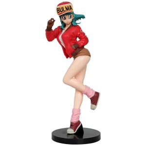 Bandai | 7.87in/26cm Anime Figure Dragon Ball Z Bulma Action Figures Pvc Statue Model Collection Desk Decora Doll Gifts Figurine Doll