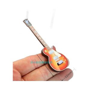 Miniature Dollhouse Accessories OB11 Electric Guitar Model Realistic Classical Guitar Props for Photography Home Living Scene