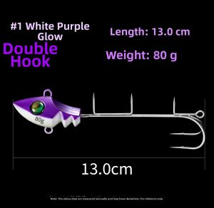 Ecooda | Single and Double Light Fishing Hooks for Sea Casting