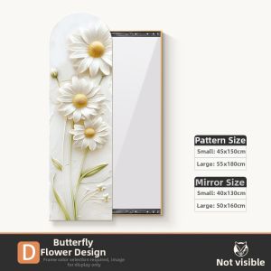 HAOJIUBUJIAN | Decorative Concealable Full Length Mirror