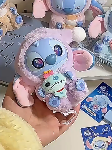 Stitch Eat Something Before Soft Sleep Blind Box Plush Doll Cute Ornament Mystery Box Gift figure toys