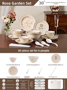 Vintage Style Ceramic Dinnerware