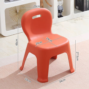 Thickened Plastic Backless Stool for Adults Bathroom Home Living Room Tea Table Children Bathing Board Stool Simple Practical Style