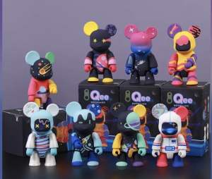 Mystery Box Violent Bear QEE Mistery Box Unknown Baby Technology Blind Box Satuan Random
