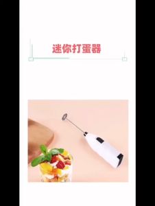 Hand Mixer Mini Pengaduk Telur Jus Kopi Stainless Mini Mixer Electric Whisk milk shake Serbaguna