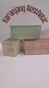 Keranjang Emerald Plastik / Keranjang Clio 12pcs Storage Serbaguna