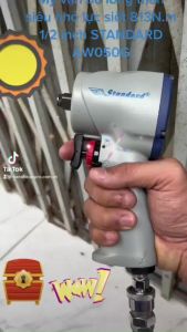 Súng vặn bu lông thân siêu nhỏ lực siết 813N.m 1/2 inch STANDARD AW050G