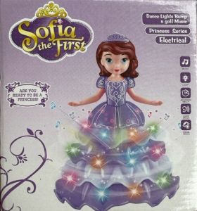 ของเล่นดนตรี โมเดลเจ้าหญิงโซเฟียแดนซ์ เต้นรำไปมา หมุนรอบมีไฟ เสียงเพลงไพเราะ Sofia the first และ Dancing angel ice princess