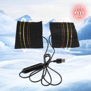 Motorcycle Heated Grips 5V USB Handlebar Warm Gloves For Dirt Bike Scooter Anti-Slip Durable Comfortable Riding Gear Accessories