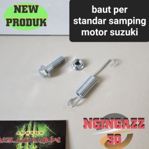 standart 1 standar samping satria fu 150 barong facelite warna hitam