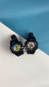 Jam Tangan Anak Laki-Laki Sport Anti Air Karakter Dinosaurus
