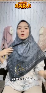 Hijab Motif Segi Empat Voal Premium Lasercut Beauty Series