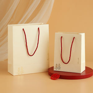 Wedding Gift Bag Chinese Style Wedding Favor Bag Handheld Cardboard Box Sweet Candy Bag Wedding Return Gifts Bridal Shower