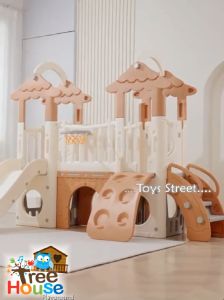 TOYS STREET (TS001-16) Premium TREE HOUSE DELUXE PLAYGROUND playhouse slide tunnel Gelongor Rumah Permainan