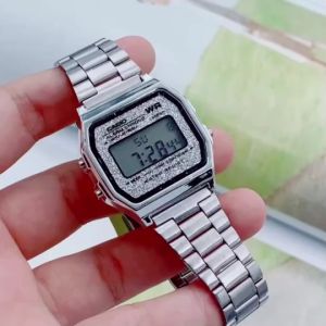 นาฬิกาผู้หญิง นาฬิกาข้อมือ ผญ นาฬิกาข้อมือดิจิตอล นาฬิกาลำลอง นาฬิกา รุ่น LA680WGA เสื้อผ้านาฬิกา สแตนเลส หน้าปัด 24 มม