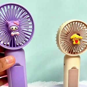 KIPAS ANGIN MINI GENGGAM / Kipas angin dengan dudukan HP