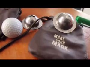 Stainless Steel Golf Ball Line Marker Stencil Cute Pattern Alphabet Marker Pen Outdoor Golf Putting Positioning Aids Accessories