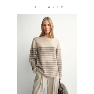 Versatile Neckline Design Loose Womens Knitwear