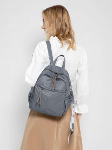 Small Backpack for Girls School Backbags Woman Two Shoulders Bags Aesthetic Schoolbag Waterproof Oxford Cloth Soft Mini Rucksack