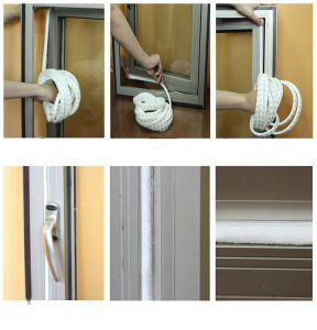 3Meters/5Meters Brush Strip Self Adhesive Door Window Sealing Strip Home Door Window Sound Insulation Wind-proof Strip Gasket