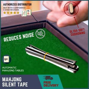 🀄(𝐒𝐆 𝐒𝐓𝐎𝐂𝐊𝐒) Silent Tape For Mahjong Table | Reduces Noise | Automatic Mahjong Table