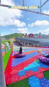 Bán nóng nhà máy giá thiết bị giải trí ngoài trời trượt tuyết khô đầy màu sắc để bán