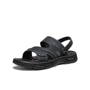 CAMEL | First-layer Calfskin Two-way Mens Sandals