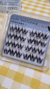 Animal Series Glue Free Fake Eyelashes Can Stick Without Glue Barbie Novice Eyelashes