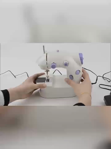 จักเย็บผ้ามินิ ขนาดพกพา จักรเย็บผ้าไฟฟ้า Mini Sewing Machine Built-in ที่ตัดด้าย ไม่ต้องใช้กรรไกร ฐานถอดง่าย จักเย็บผ้ามินิ ขนาดพกพา จักรเย็บผ้าไฟฟ้า Mini Sewing Machine Built-in ที่ตัดด้าย ไม่ต้องใช้กรรไกร