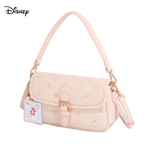 กระเป๋าสะพายข้างกระเป๋าสะพายไหล่ของผู้หญิงแบรนด์หมีสตรอเบอร์รี่แท้ของดิสนีย์น่ารักและอ่อนหวาน