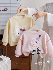 Girls Long-sleeve Hoodie Autumn Pullover