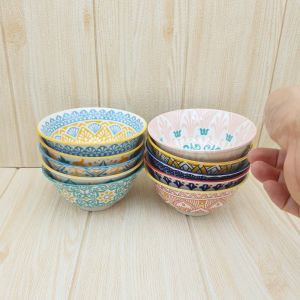 เซรามิค ถ้วยยี่ปู นิ้ว 4.8 x 2.1 ลาย มีเลือก 10 ลาย