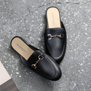 รองเท้าแตะสวมแบบสวมครึ่งนิ้วสำหรับผู้หญิงในช่วงฤดูร้อนปี 2020 รองเท้าแตะสวมครึ่งนิ้วแบบสวมสบายสไตล์ใหม่สำหรับกลางแจ้งแบบสวมสบาย