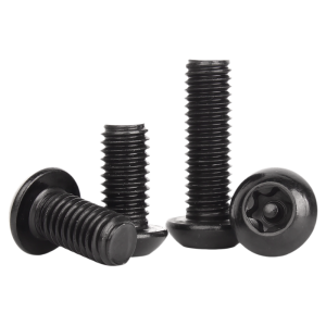 BAODEFENG | Black 304 Stainless Steel Anti-theft Screws Hex Socket Round and Countersunk Heads Bolts