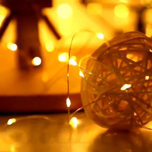 สายไฟ LED กระพริบ 1 2 เมตร ของตกแต่งกล่องของขวัญ ปาร์ตี้คริสต์มาส ไฟพวงมาลัยกลางแจ้ง สายไฟนางฟ้าในสวน แบตเตอรี่ ของตกแต่ง