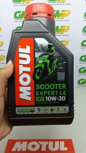 MOTUL Scooter Expert LE 10w30 1Liter Oli Motor Matic ADV Nmax Aerox Xmax 1000ml