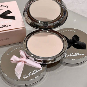 Chen Shian Funyl Soft Focus Powder Small Silver Box Bows Finishing Loose Powder Face Powder Waterproof Sweatproof 2024 New Arrival