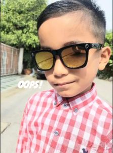 การจัดส่งในกทม.แว่นกันแเดดเด็ก แว่นแฟชั่นเด็ก สุดเท่ห์ ปัองกันUV400 กับ พร้อมส่ง