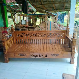 KURSI SANTAI BALE BALE KAYU JATI