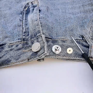 Kancing Jeans Logam Tusuk Simple Adjustable Bisa Dilepas