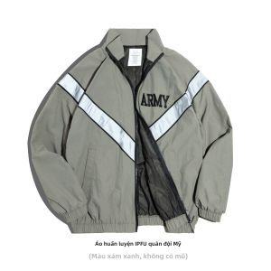 Áo khoác bomber nam MADEN dáng rộng có mũ phản quang nhanh khô