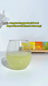 Sido Muncul Vitamin C 1000 Serbuk Lemon 6s - Jaga Daya Tahan Tubuh